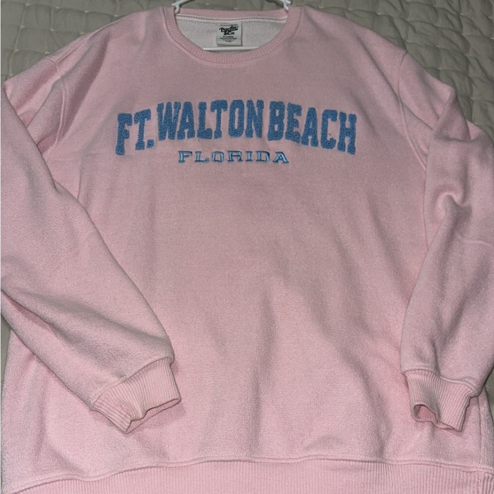 Pink Ft. Walton Beach Sweater